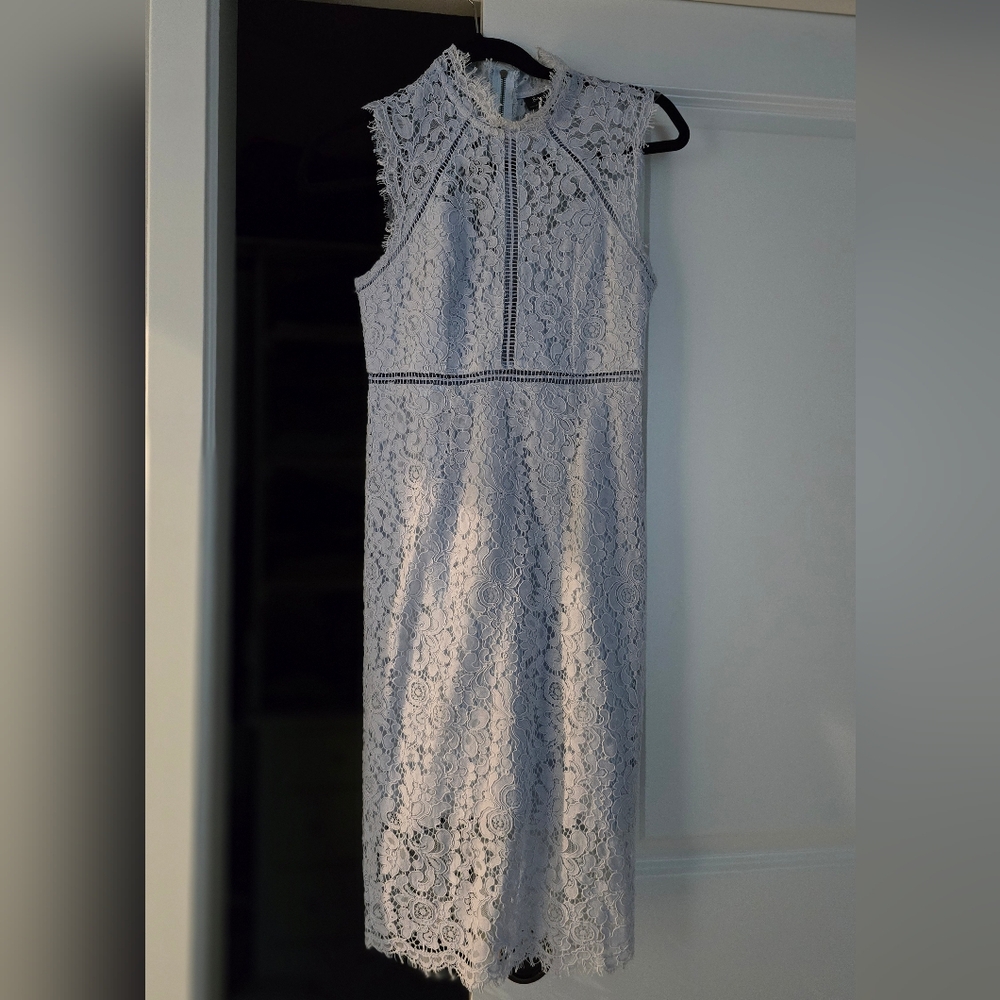 Bandit Lace Baby Blue Dress Size 4/XS